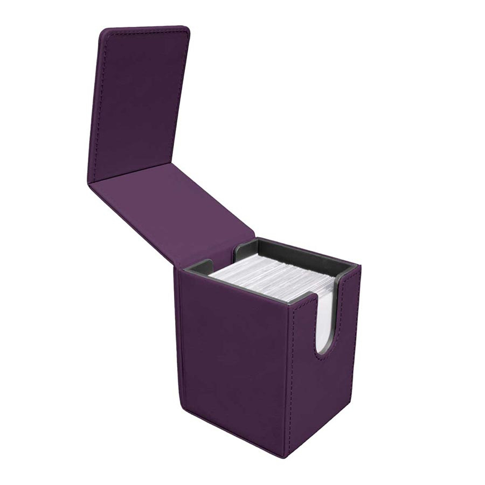 Vivid Alcove Flip Deck Box: Midnight Plum