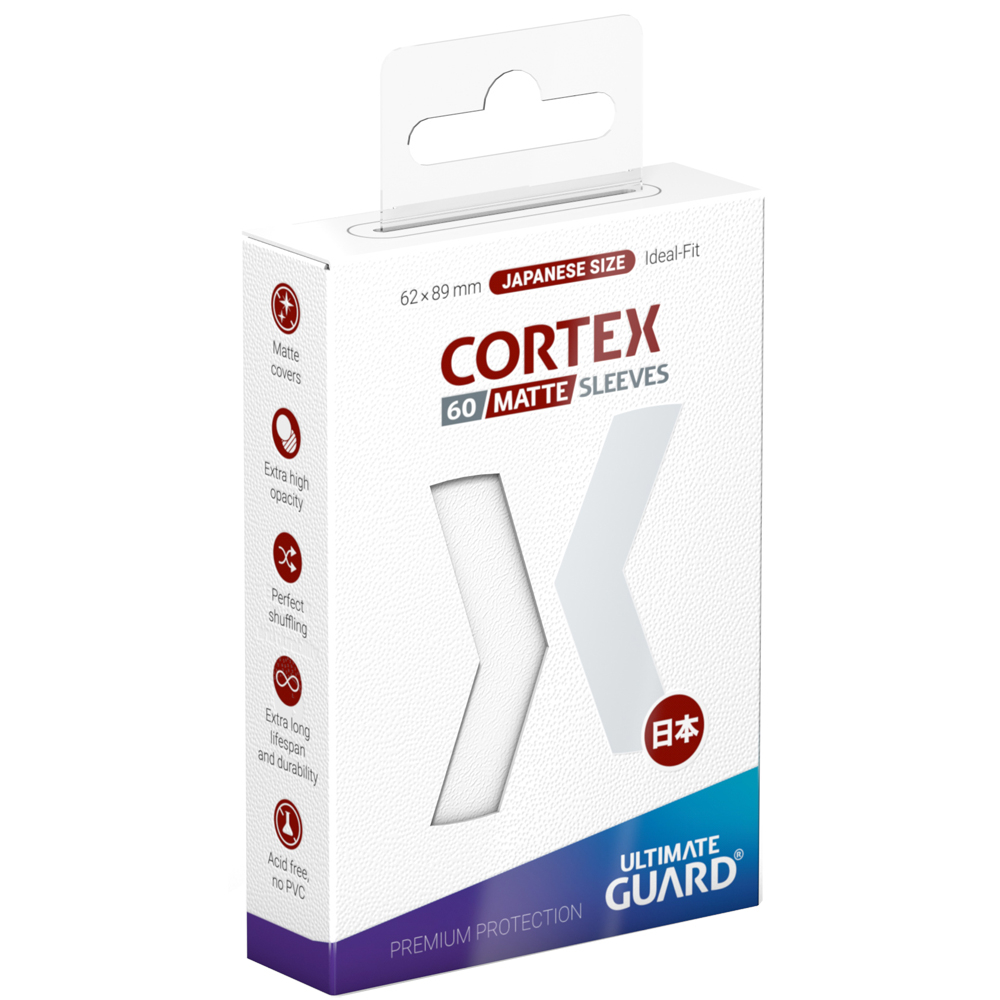 Cortex Japanese Size Sleeves: Matte White (60)