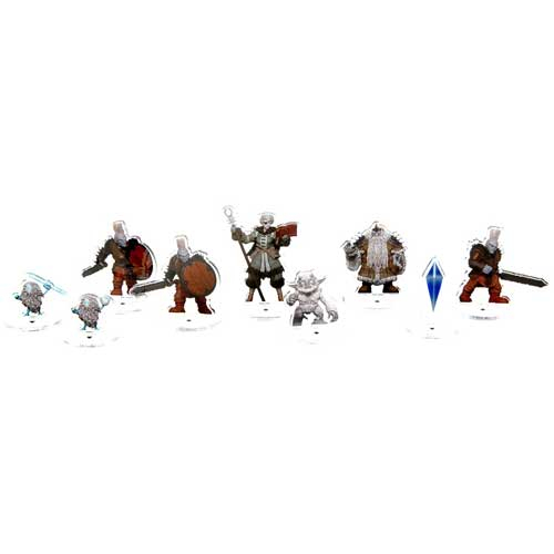 D&D Acrylic 2D Minis: Icewind Dale Set 2 - Frost Giant