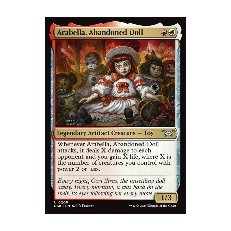 Arabella, Abandoned Doll - Duskmourn: House of Horror (Foil Near Mint)