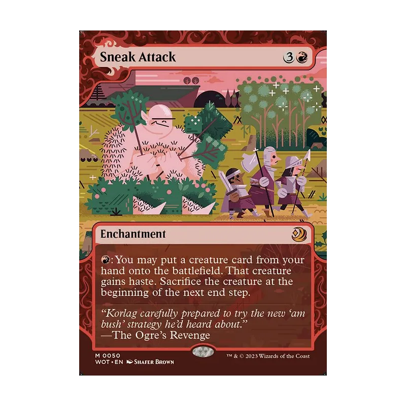 Sneak Attack - Wilds of Eldraine: Enchanting Tales (Near Mint)