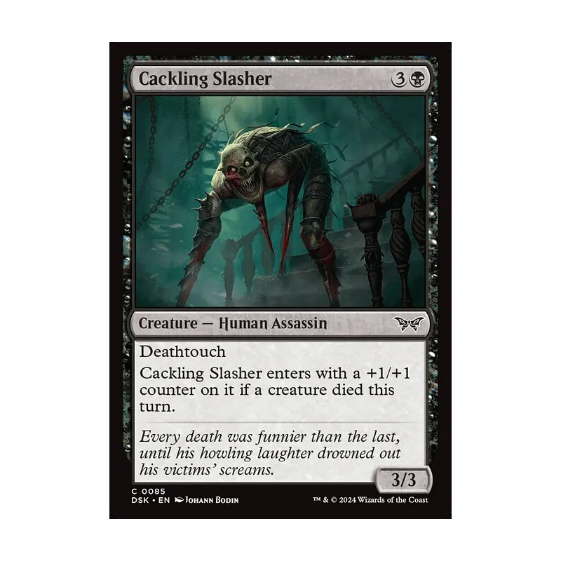 Cackling Slasher - Duskmourn: House of Horror (Near Mint)