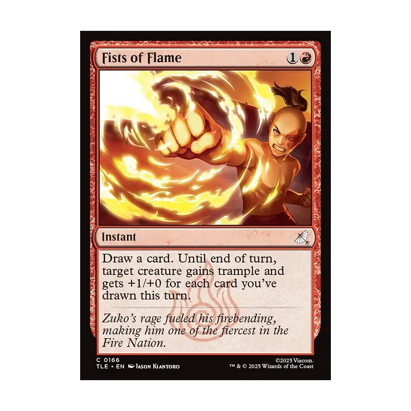 Fists of Flame - Avatar: The Last Airbender Eternal (Near Mint)