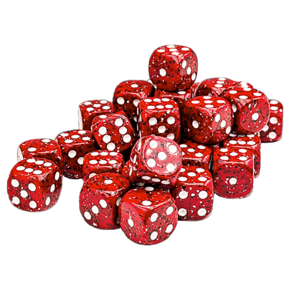 Chessex 12mm d6 Set: Speckled - Lava Stone (36) (New Arrival)