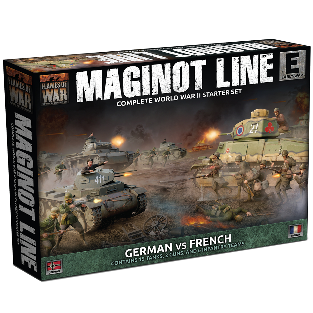 Flames of War WW2: Maginot Line - German vs French Starter Set