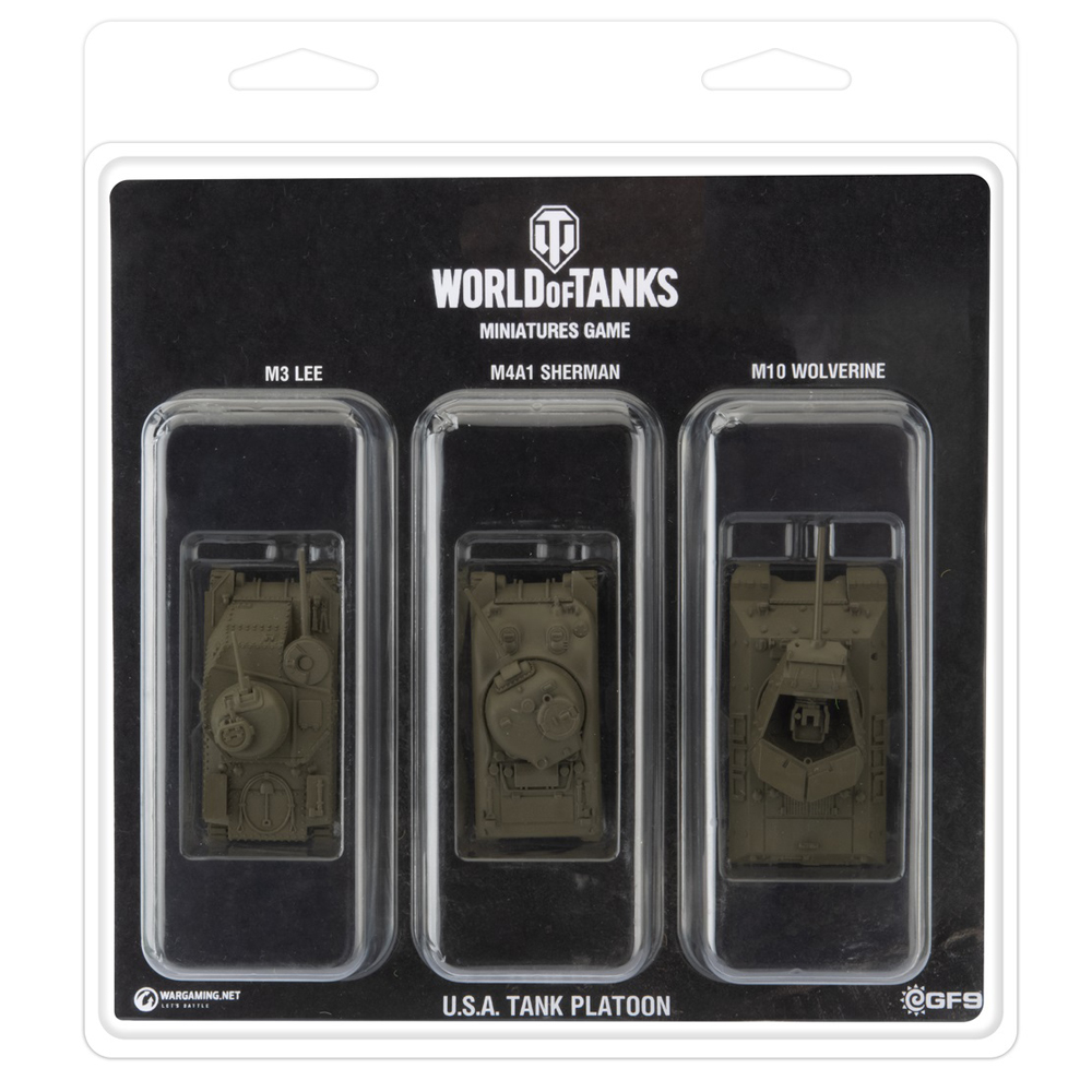 World of Tanks: American - Tank Platoon (M3 Lee, M4A1 75mm Sherman, M10 Wolverine)