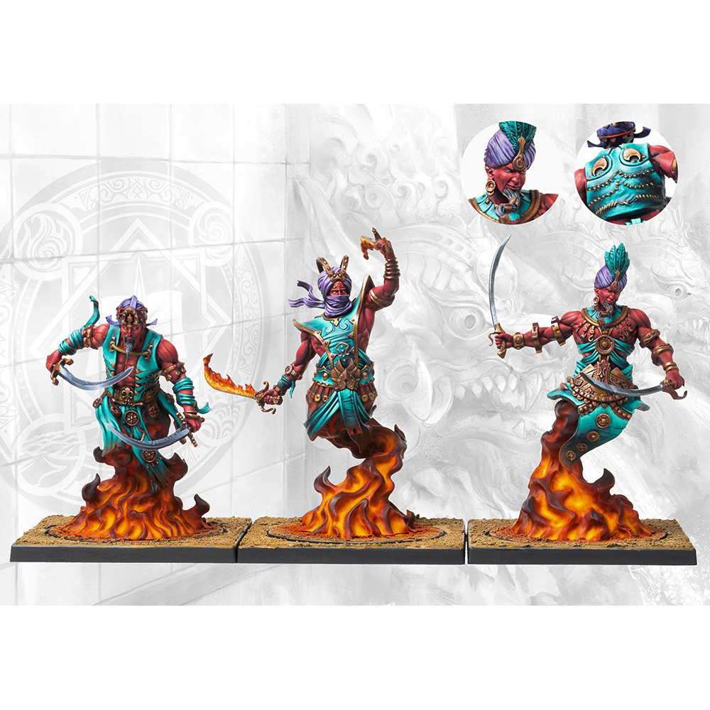 Conquest: Sorcerer Kings - Efreet Sword Dancers (Dual Kit)