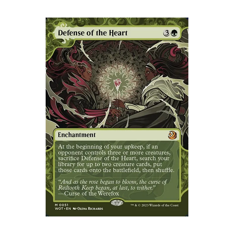 Defense of the Heart - Wilds of Eldraine: Enchanting Tales (Near Mint)