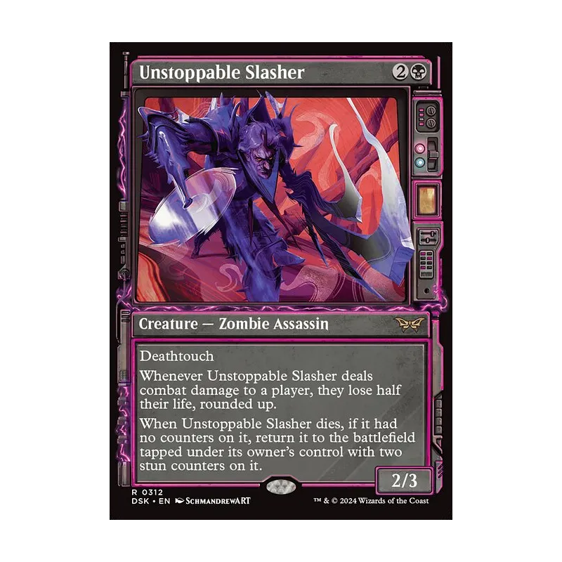 Unstoppable Slasher (Showcase) - Duskmourn: House of Horror (Near Mint)