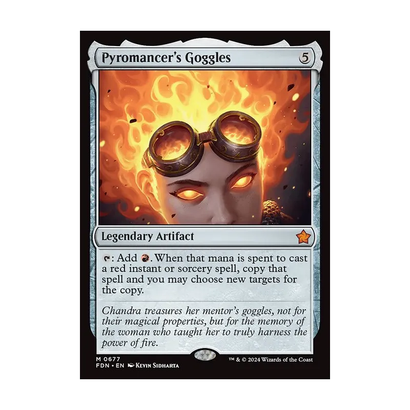 Pyromancer's Goggles - Foundations (Near Mint)
