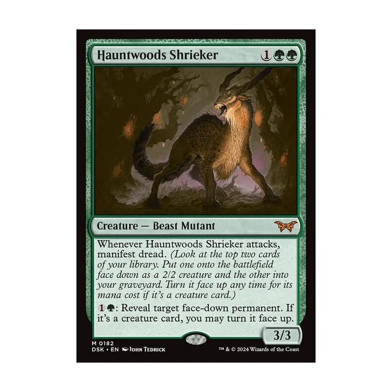Hauntwoods Shrieker - Duskmourn: House of Horror (Foil Near Mint)