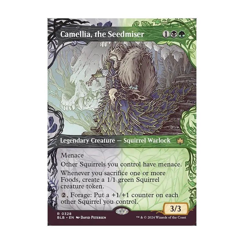 Camellia, the Seedmiser (Showcase) - Bloomburrow (Near Mint)
