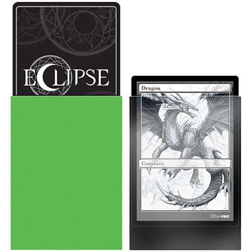 Deck Protector Sleeves: Eclipse Matte - Lime Green (100)