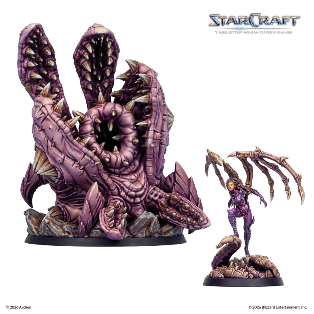 StarCraft: Zerg Hero Expansion Set - Kerrigan & Omega Worm, (Preorder)