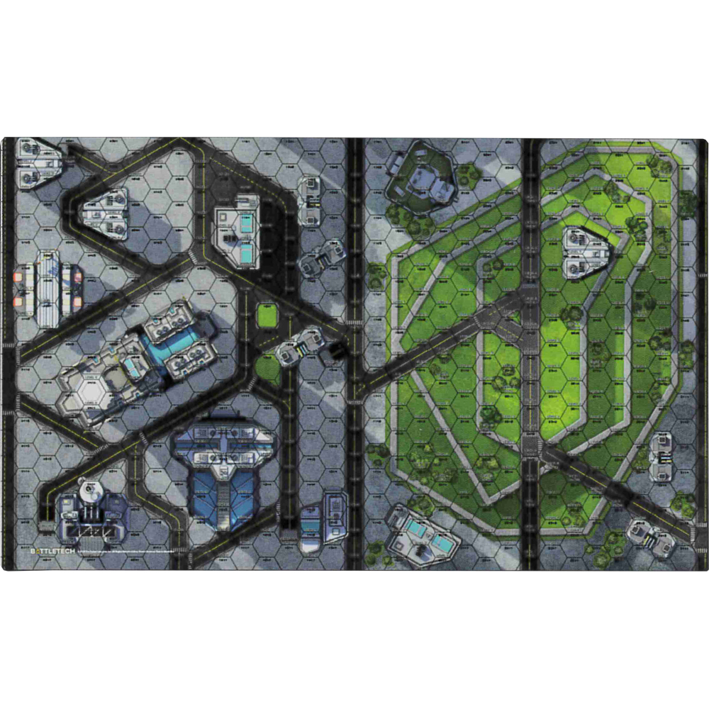 BattleTech BattleMat: City - HPG Engineering/Business District