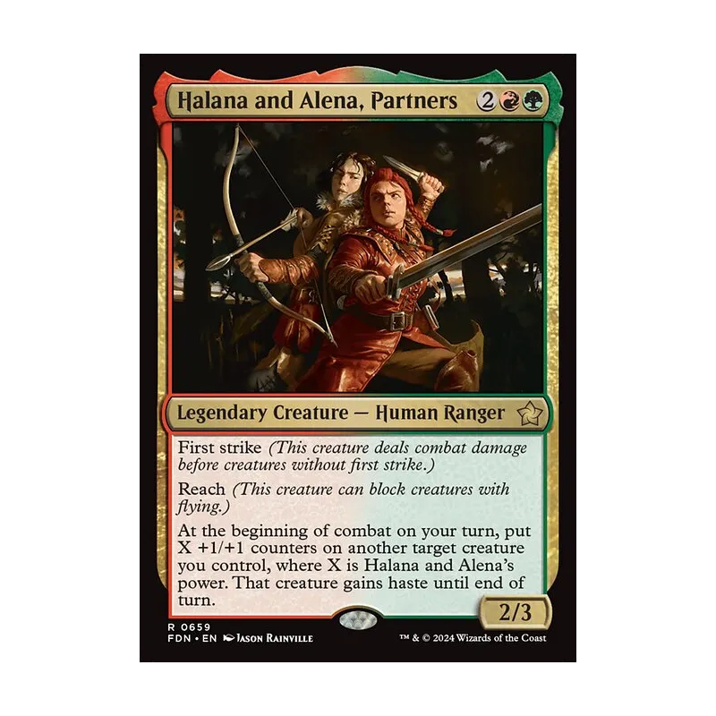 Halana and Alena, Partners - Foundations (Near Mint)