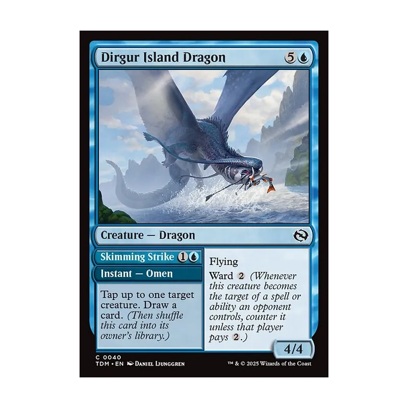 Dirgur Island Dragon // Skimming Strike - Tarkir: Dragonstorm (Near Mint)