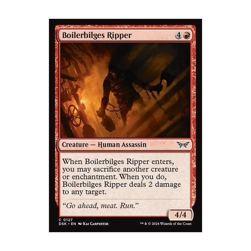 Boilerbilges Ripper - Duskmourn: House of Horror (Foil Near Mint)