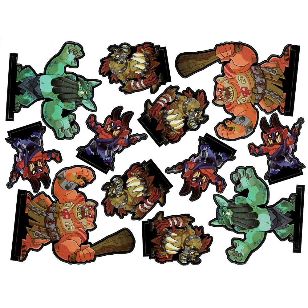 GTG 2D Minis: Rampage Set
