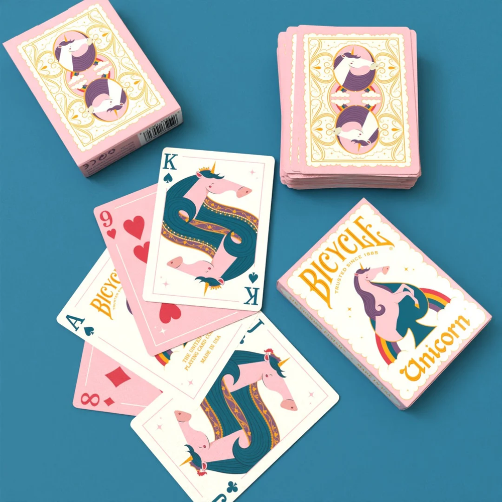 Bicycle Playing Cards: Pink Unicorn (Preorder)