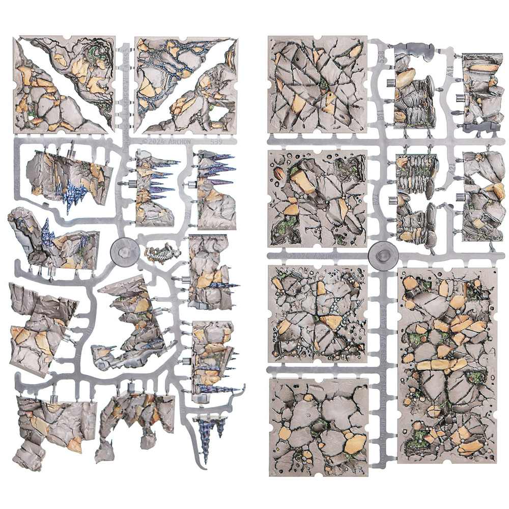 Dungeons & Lasers PrismaCast Pre-Painted: Rocky Caves