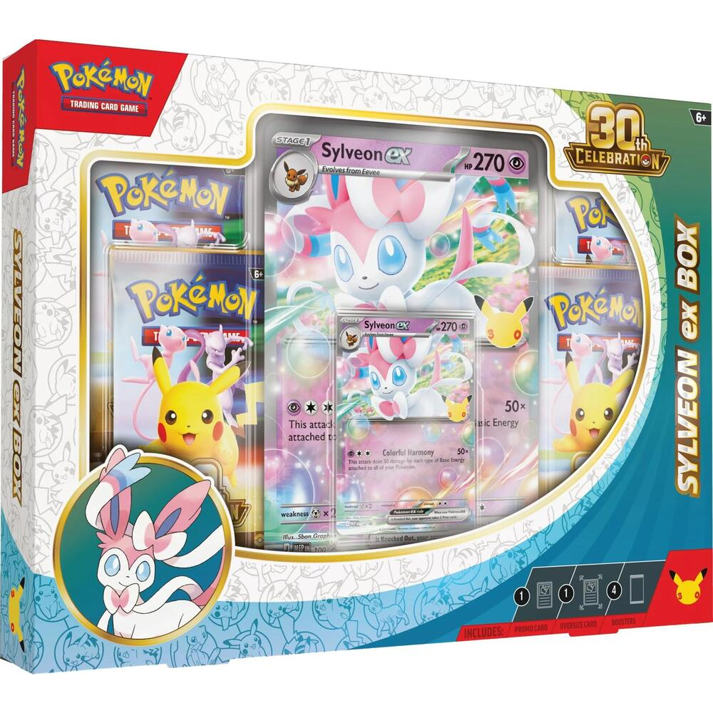 Pokemon TCG: 30th Celebration - Sylveon ex Box (Preorder)