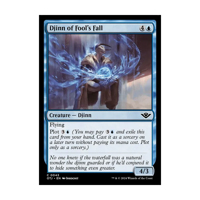 Djinn of Fool's Fall - Outlaws of Thunder Junction (Near Mint)