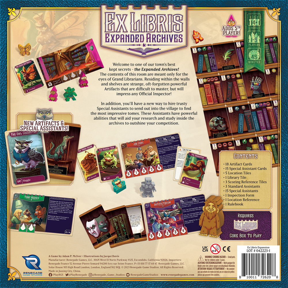 Ex Libris: Expanded Archives Expansion