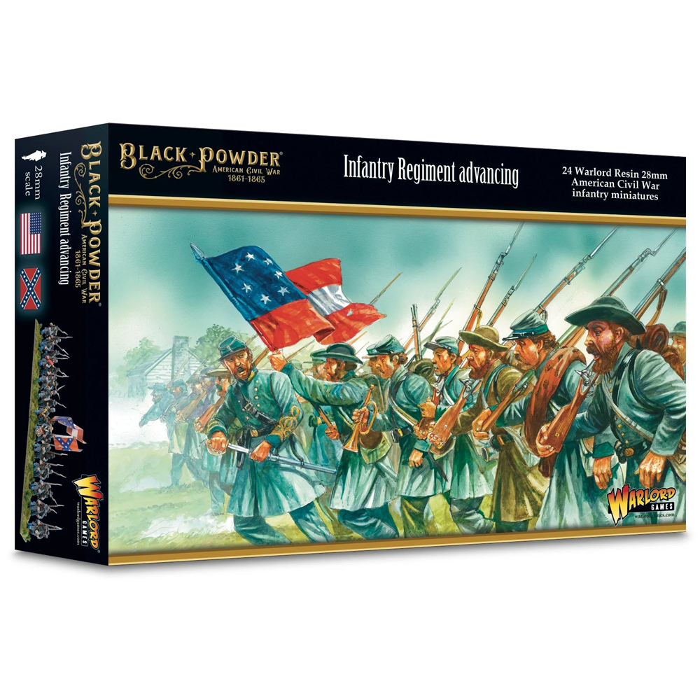 Black Powder: American Civil War - Infantry Regiment Advancing
