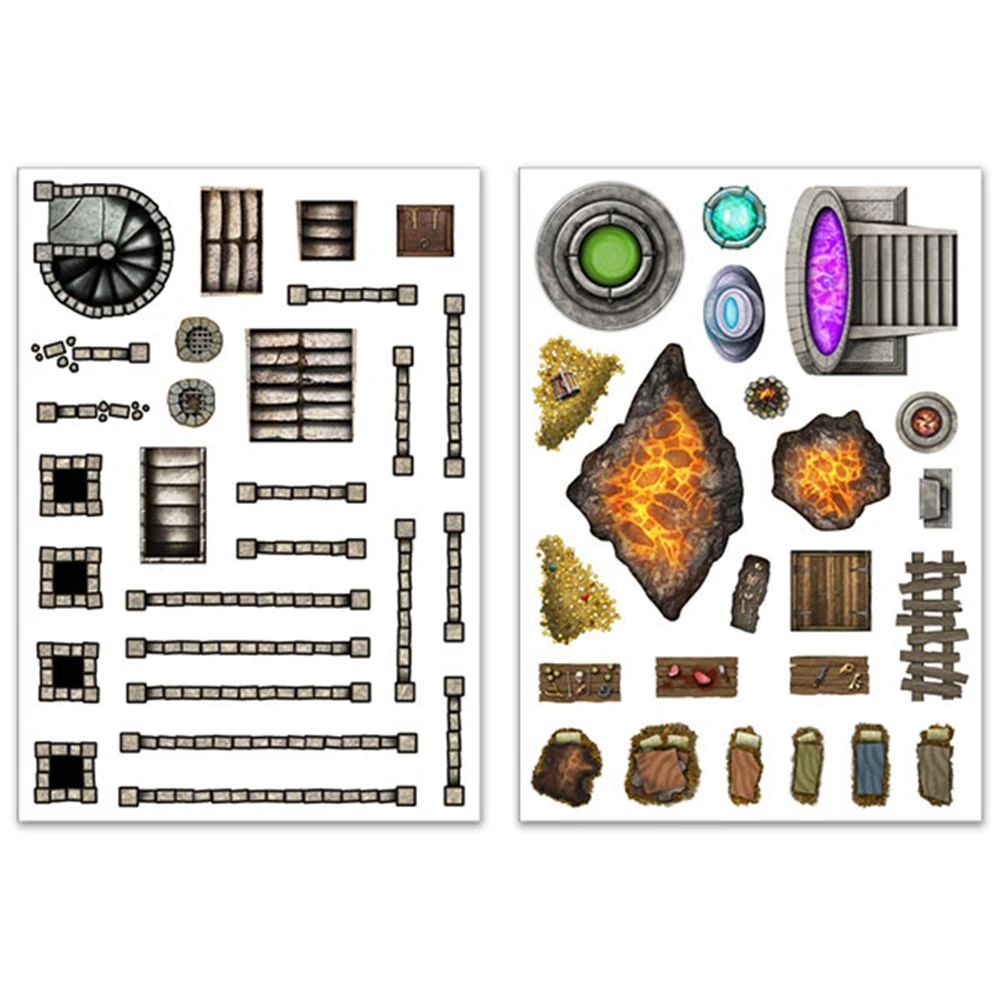 Add-on Scenery for RPG Maps Dungeon Extras