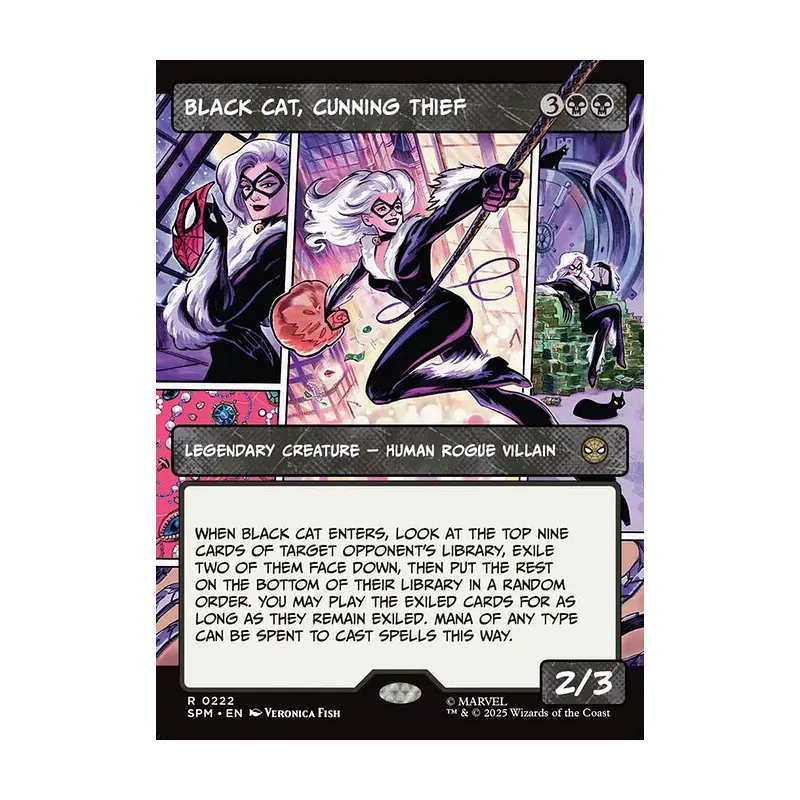 Black Cat, Cunning Thief (Borderless) - Marvel's Spider-Man (Near Mint)