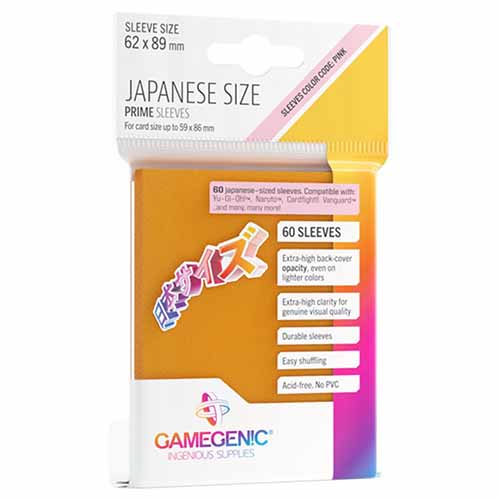 Prime Sleeves: Japanese Sized - Orange (60)