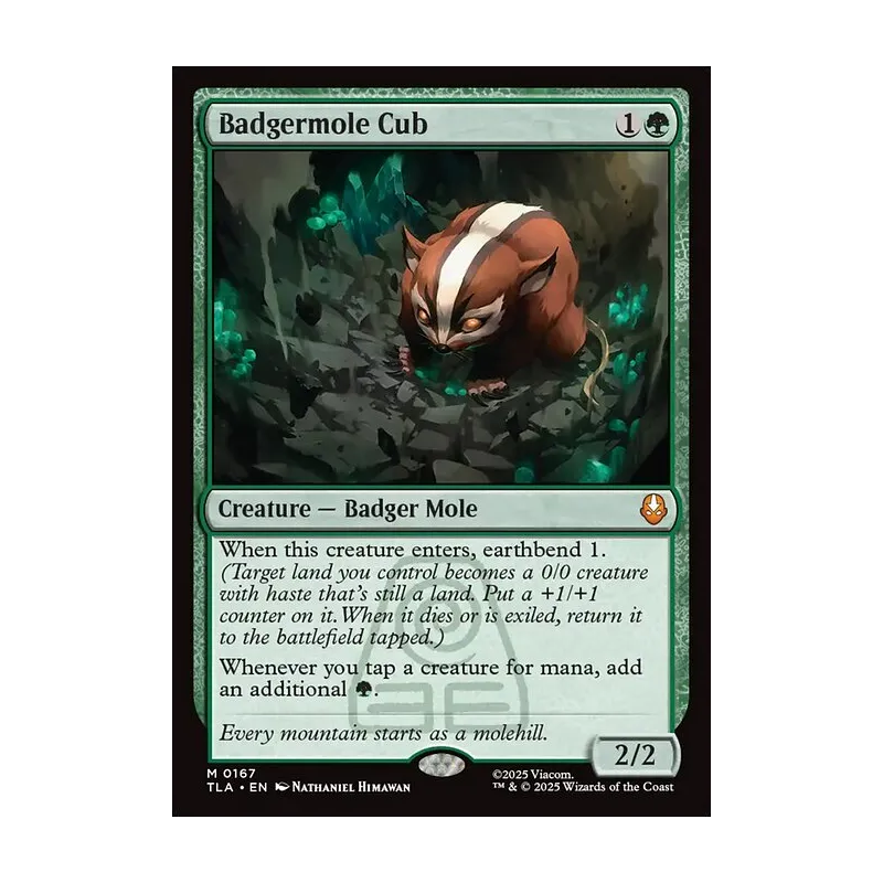 Badgermole Cub - Avatar: The Last Airbender (Near Mint)
