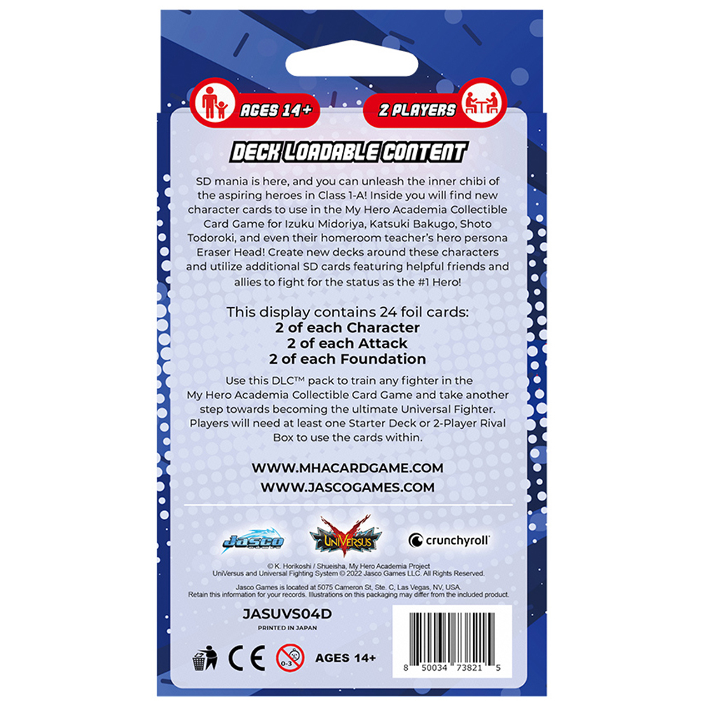 My Hero Academia CCG: League of Villains - Deck-Loadable Content Pack (Clearance)