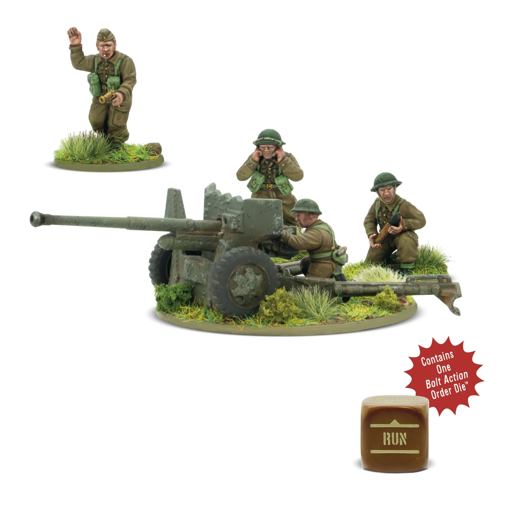 Bolt Action: British 6-Pounder Anti-Tank Gun (New Arrival)