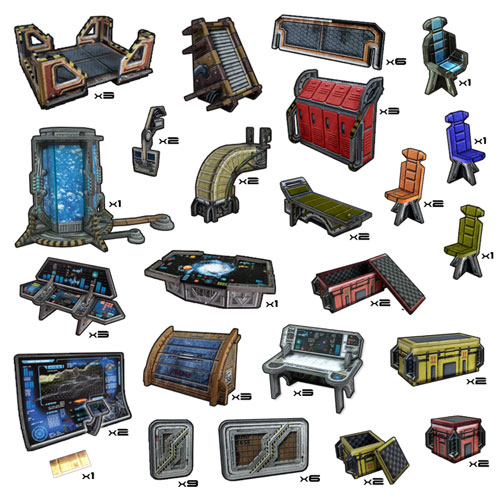 Battle Systems Terrain: Frontier Core Set