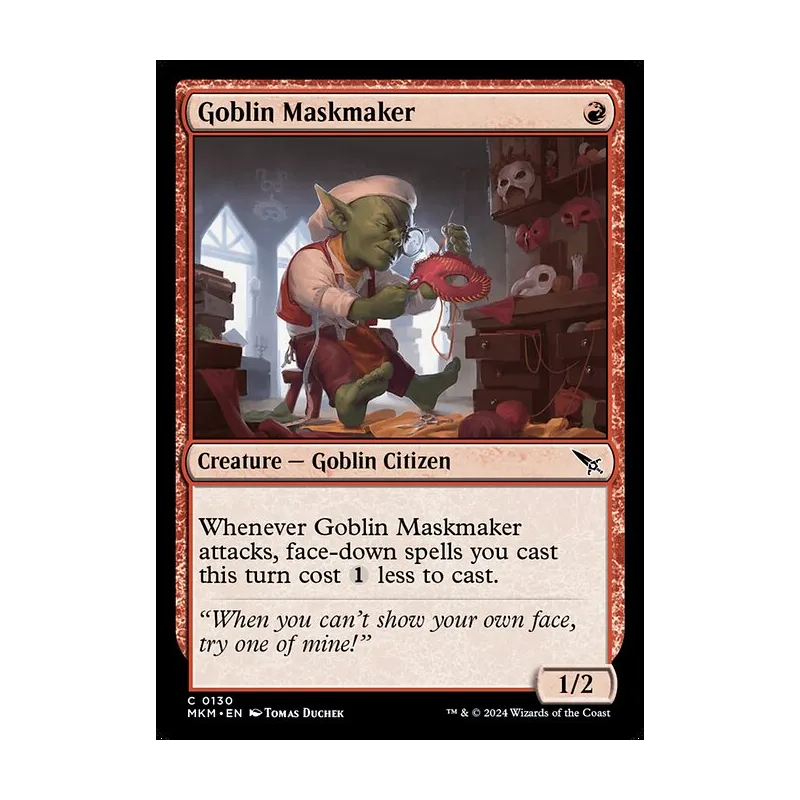 Goblin Maskmaker - Murders at Karlov Manor (Near Mint)