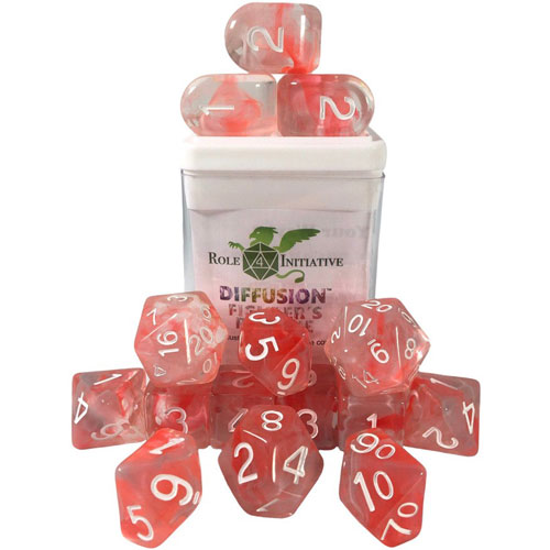 R4I Dice w/ Arch'd4: Diffusion - Fighter's Resolve w/ White (Clearance)