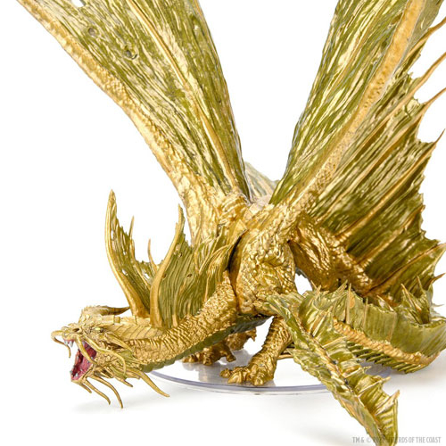 D&D Premium Painted Figure: Adult Gold Dragon