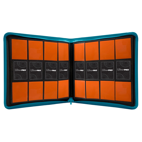 Ultra Pro 12-Pocket Zippered Pro-Binder: Teal
