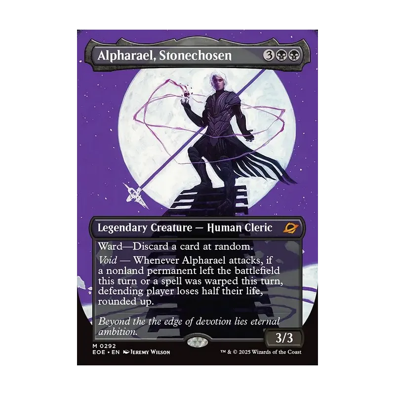 Alpharael, Stonechosen (Borderless) - Edge of Eternities (Near Mint)