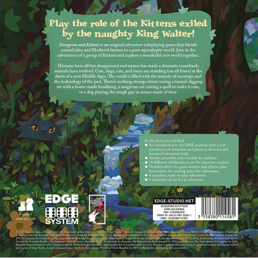Dungeons & Kittens RPG: Core Rulebook
