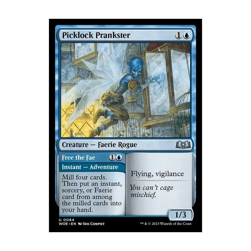 Picklock Prankster // Free the Fae - Wilds of Eldraine (Near Mint)