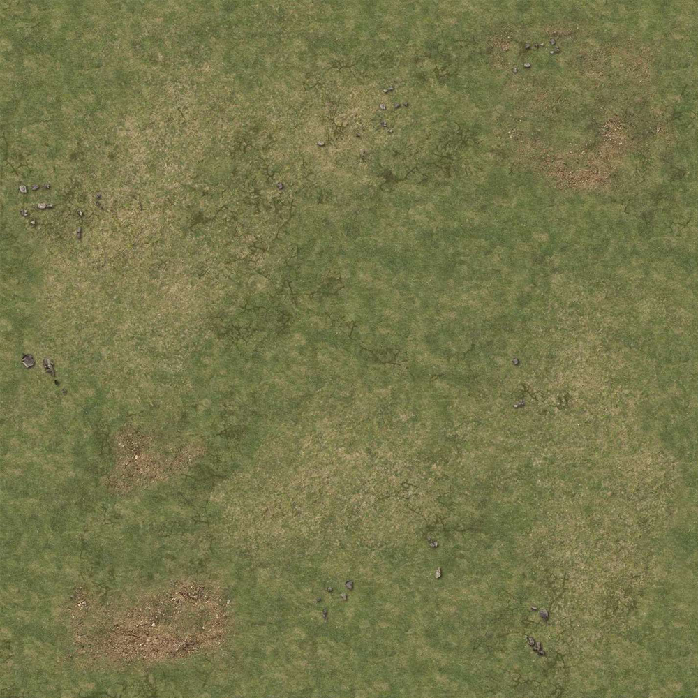 Battle Systems Gaming Mat: Grassy Fields v.1 (2x2)