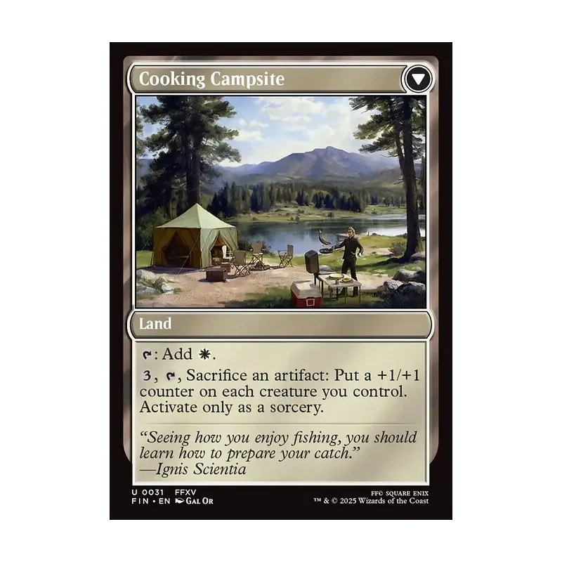 Sidequest: Catch a Fish // Cooking Campsite - Final Fantasy (Near Mint)