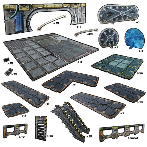 Battle Systems Terrain: Frontier Core Set
