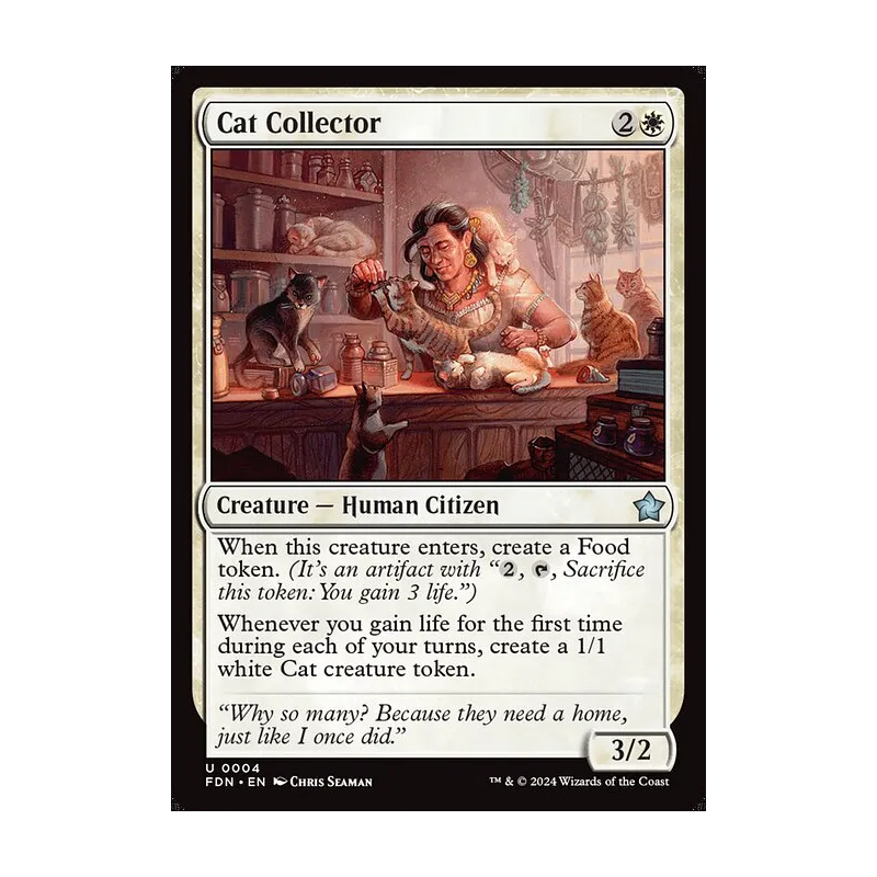 Cat Collector - Foundations (Foil Near Mint)