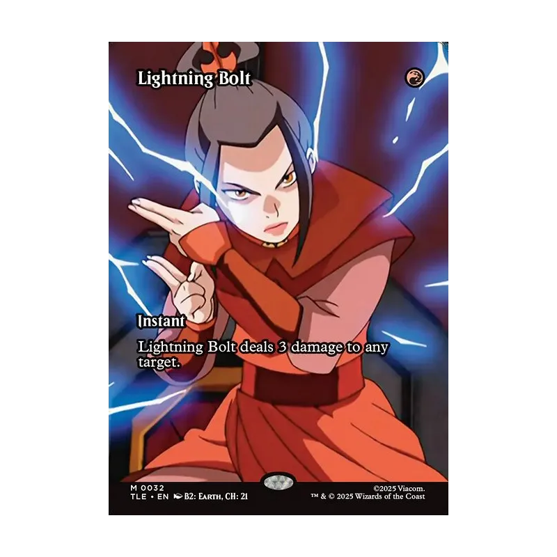 Lightning Bolt (Borderless) - Avatar: The Last Airbender Eternal (Near Mint)