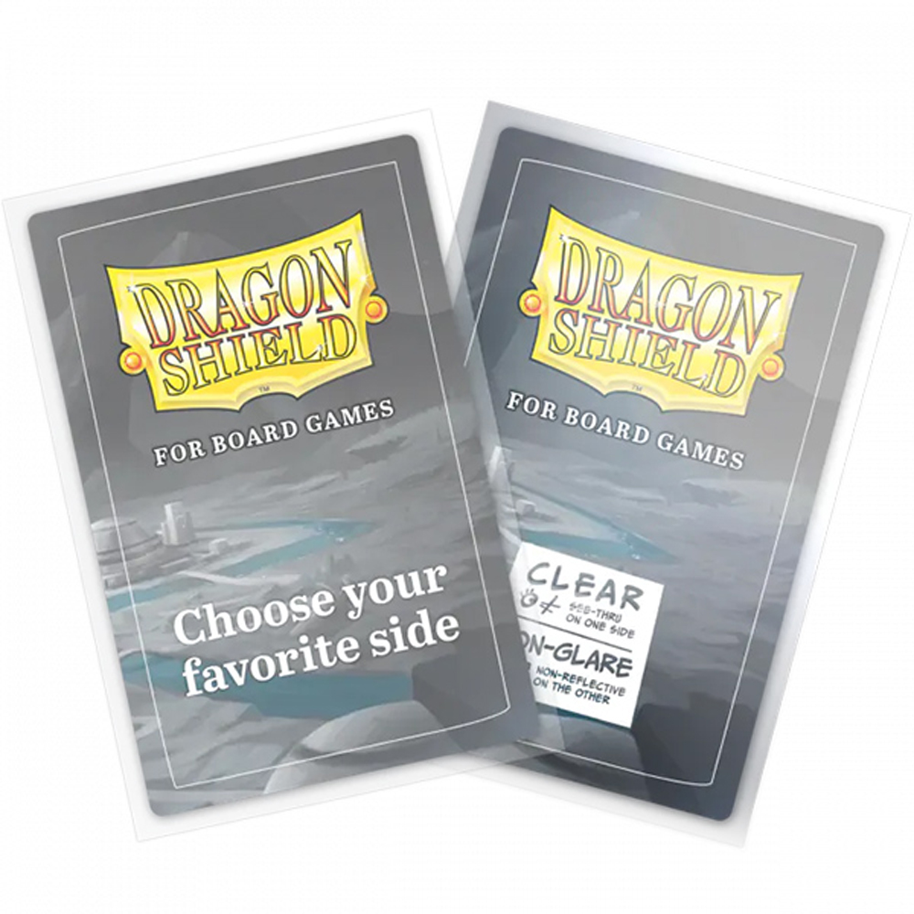 Dragon Shield Board Game Sleeves: Extra Large - Clear Non-Glare (100)