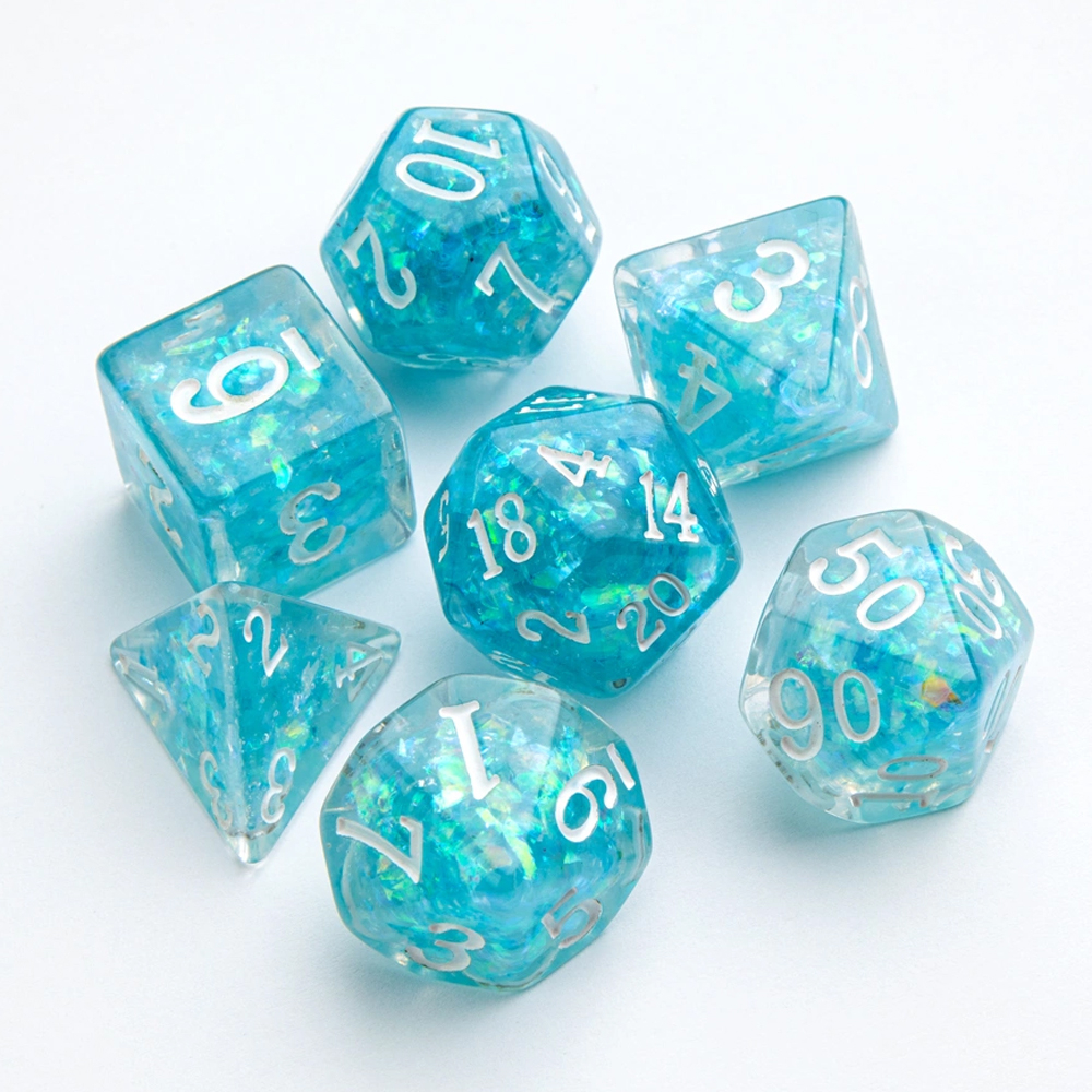 Candy-like Series Polyhedral Set: Blueberry (7) (Clearance)
